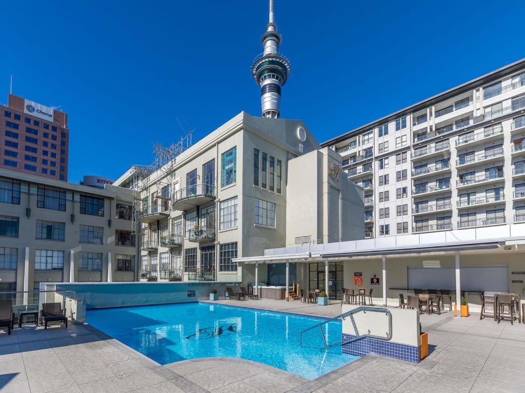 Heritage Haven By Viaduct Cbd - Pool Gym Tennis Auckland Exteriör bild